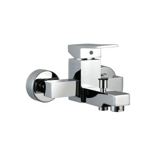 Смеситель для ванны с коротким изливом Jaquar KUBIX KUB-CHR-35119F