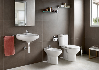 Унитаз-компакт Roca Mitos с косым выпуском 34Q39A000