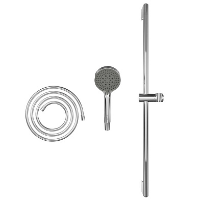 Душевой гарнитур VitrA Base Round A45908EXP с ручным душем без смесителя хром
