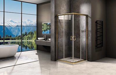 Душевой уголок 90x90 Good Door Jazze  CR-90-C-G ДЖ00055