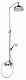 Душевая стойка со смесителем, верхним и ручным душем CEZARES GIUBILEO-CD GIUBILEO-CD-03/24