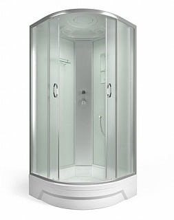 Душевая кабина 90х90 Erlit ER350926-C3-RUS, средний поддон 26см, угловая