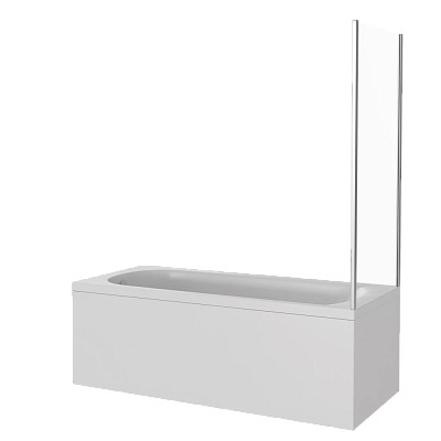 Шторка на ванну 70см Good Door Screen BS-70-C-CH ПД00123