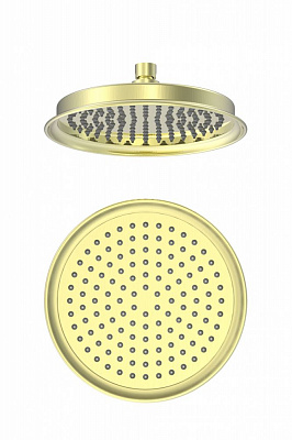 Верхний душ Wonzon & Woghand, брашированное золото ww-88dp05-bg