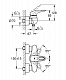 Смеситель для душа GROHE EUROSTYLE 33590LS3