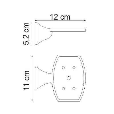 Мыльница решетка WasserKRAFT Wern K-2569
