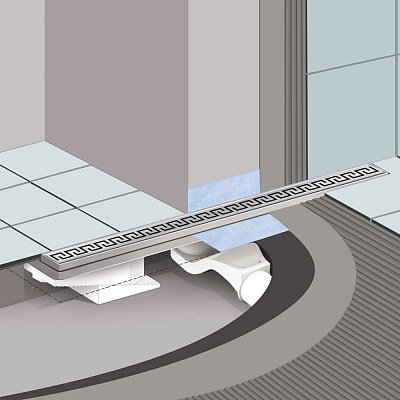 Водоотводящий желоб Berges B1 Antik 500 092023