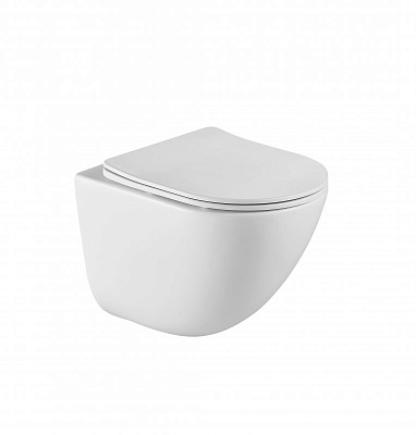Чаша унитаза подвесного безободкового с креплением Belbagno AMANDA BB051CHR