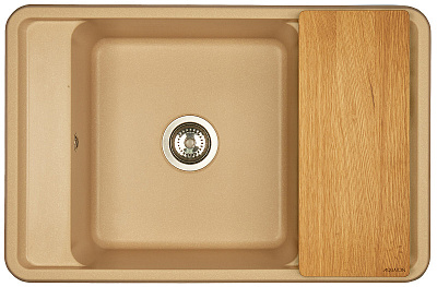 Мойка гранитная Акватон Беллис 780 х 510 латте 1A725032BS260