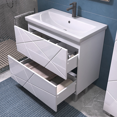 Тумба напольная Vigo Geometry 800-0-2 (под ум Como) 025