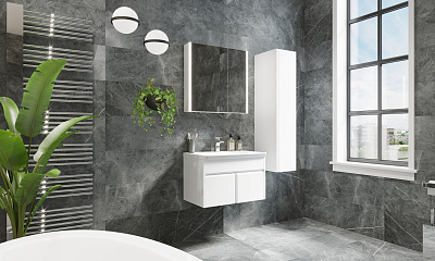 Тумба под раковину Roca UP 60 белый глянец ZRU9303010