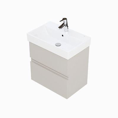 Тумба под раковину Roca Oleta 60 капучино, 2 ящика, A857639515