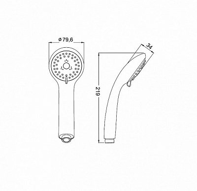 Лейка для душа Iddis A11031