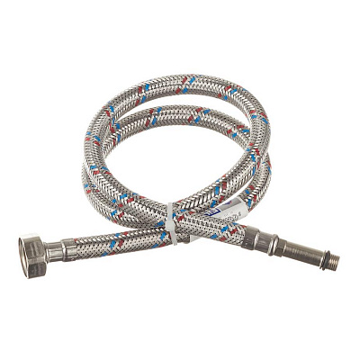 Подводка тонкий штуцер М-(10*1*35) Х 1/2 " 80см MATEU длинный, арт 721080086