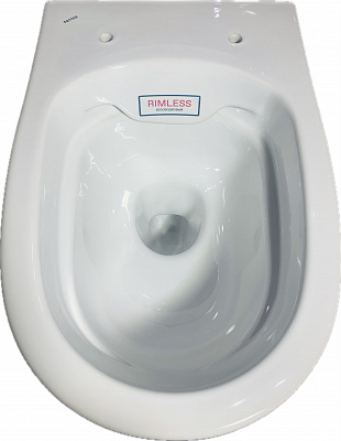 Комплект инсталляции с унитазом ПЭК Santek Скай + сиденье мягкое закрывание+ панель слива белая 1WH501869