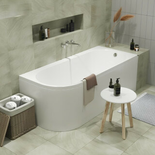 Ванна акриловая правосторонняя ALISA MG 170х75 R 1MarKa 01али1775п