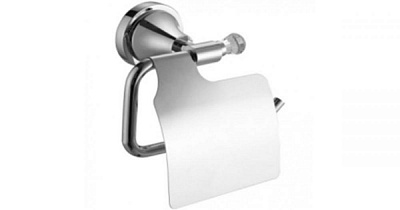 Держатель для туалетной бумаги с крышкой Sofita Crystal SF-35010
