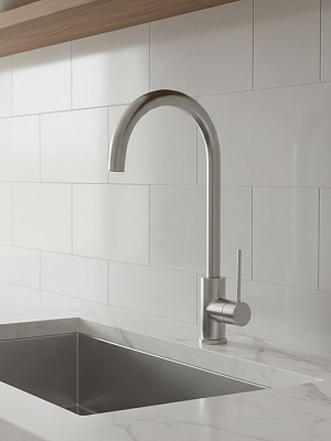 Смеситель для кухни из нержавеющей стали SUS304 CALORIE CAL50124-6