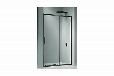 Душевая дверь 140 см, черная COFE WTW-140-C-B, GoodDoor КФ00013