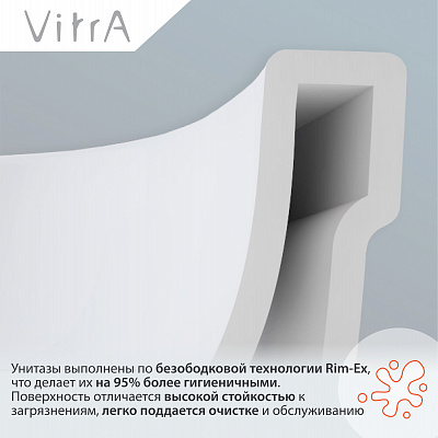 Комплект инсталляции с унитазом 3в1 Vitra 7855N007-7150