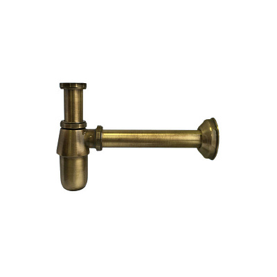 Сифон бутылочный 1 1/4"х32мм металлический с низкой колбой McAlpine MR3237-AB-NW