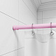 Карниз для ванной комнаты, 110-200 см, розовый Milardo Easy 013A200M14