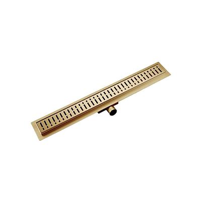Трап из нержавеющей стали 70*500 золото Gappo G85007-33