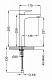 Смеситель для накладных раковин CEZARES STELLA-LC-01-W0 STELLA-LC-01-W0