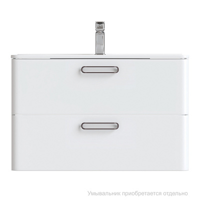 Тумба подвесная, белая, 80 см, IDDIS Brick BRI80W0i95