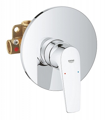 Смеситель для ванны GROHE Bau Flow 29112000 встраиваемый с механизмом