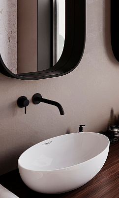 Раковина на столешницу Sanita Luxe Ringo Slim 53