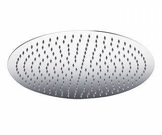 Верхняя душевая насадка 40см  круглая WasserKraft  A117 нержавеющая сталь хром