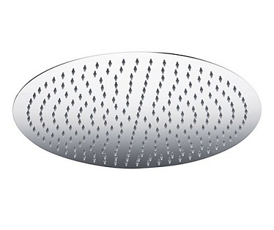 Верхняя душевая насадка 40см  круглая WasserKraft  A117 нержавеющая сталь хром