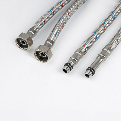 Гибкая подводка Iddis F1/2xM10S F1/2xM10L SS304 50 см комплект 2 шт 926CBS05ZP
