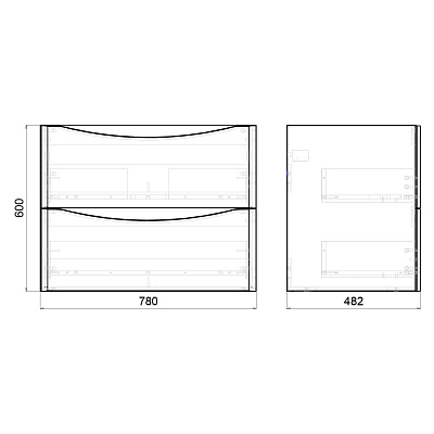 Тумба подвесная MIRSANT Unit 80 УТ000109965 (под раковину Astra)