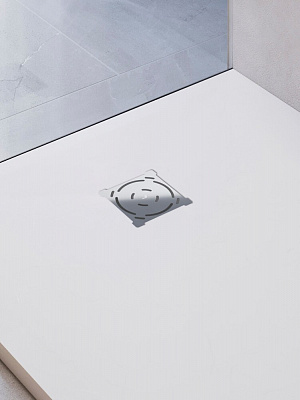 Душевой поддон 120х80 RGW ST-0128W белый прямоугольный Ø 90 мм Каменный 16152812-01