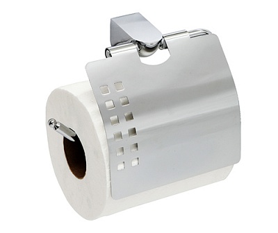 Держатель для туалетной бумаги с крышкой WasserKRAFT Kammel K-8325 хром
