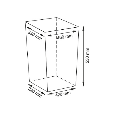 Плетеная корзина для белья с крышкой WasserKRAFT Ammer WB-370-L