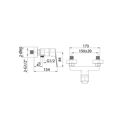 Смеситель для душа 426924 Helic HELSB00M03WA