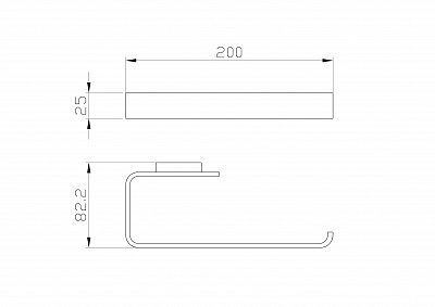 Кольцо для полотенец Wonzon & Woghand lotte, хром ww-8313