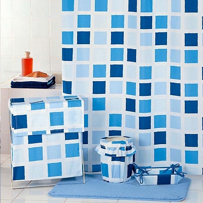 Штора для ванной комнаты 180*200 см Milardo checked fresco SCMI020P