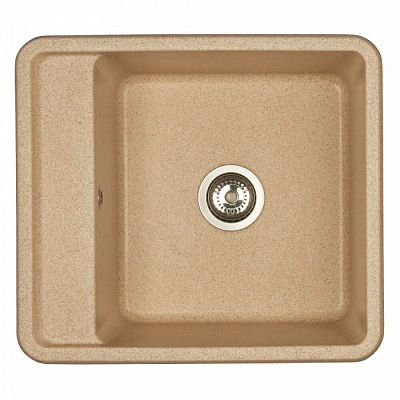 Мойка гранитная Акватон Беллис 570 х 510 песочный 1A724932BS220