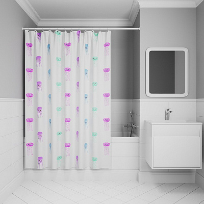 Штора для ванной 200x180 Iddis Base BO03P18i11