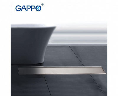 Душевой трап 70*500мм Gappo G85007-4 нержавеющая сталь