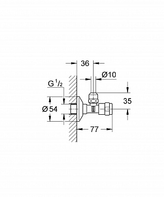 Вентиль Grohe Egaplus 41263000