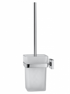 Туалетный ершик в комплекте Wonzon & Woghand flat, хром ww-9729