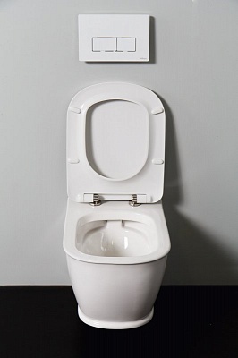 Чаша унитаза с горизонтальным выпуском P-Trape Belbagno PRADO BB10150CP