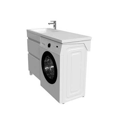 Тумба с умывальником IDDIS Optima Home для стиральной машины левая OPH12LBi95K