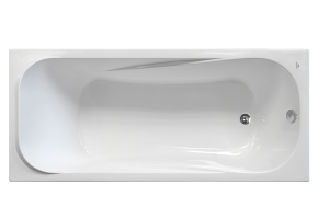 Ванна акриловая 170х75 Терра Monterey с каркасом White