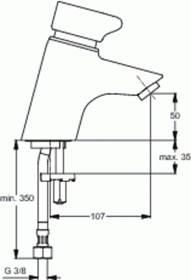 Смеситель для умывальника Ideal Standard Ceraplus B8295AA